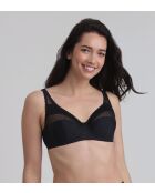 Soutien-gorge Coeur Croise feminin micro noir