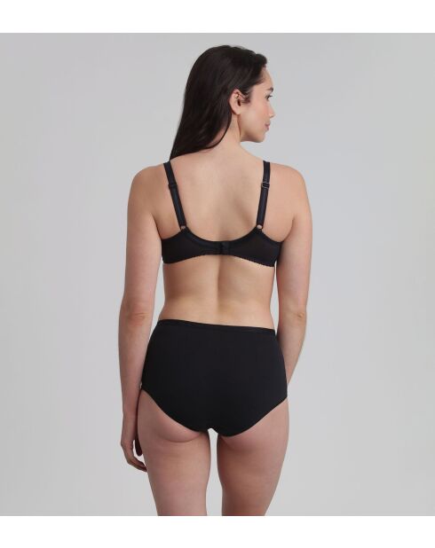 Soutien-gorge Coeur Croise feminin micro noir