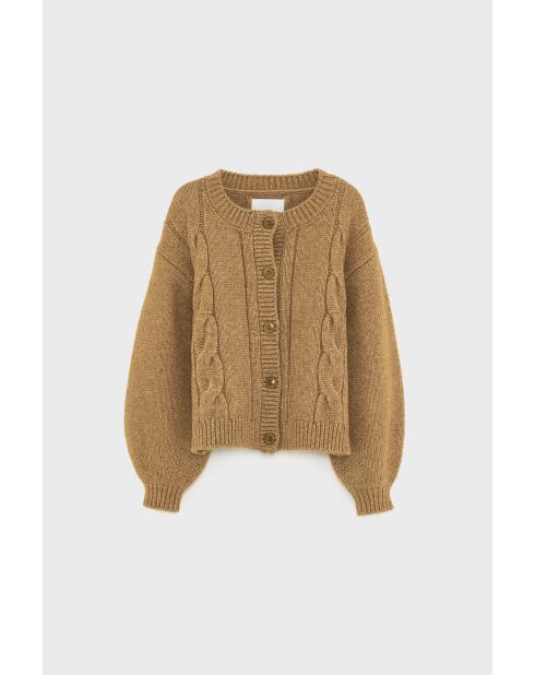 Tricot en laine Dico biscuit