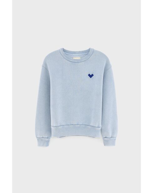 Sweat-shirt Fanzi chambray