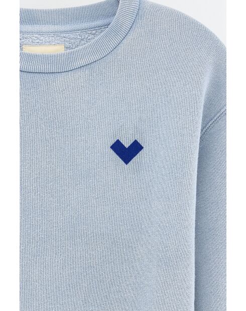 Sweat-shirt Fanzi chambray