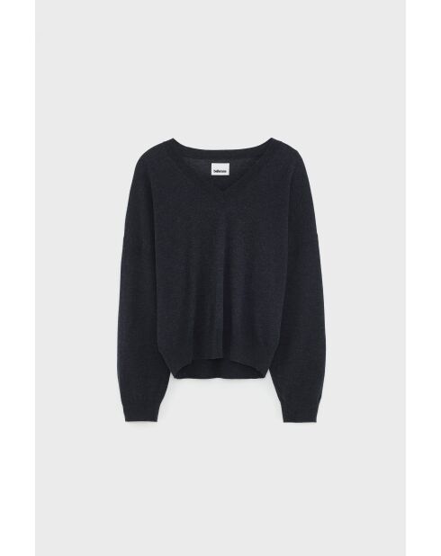 Tricot en laine Arybev anthracite