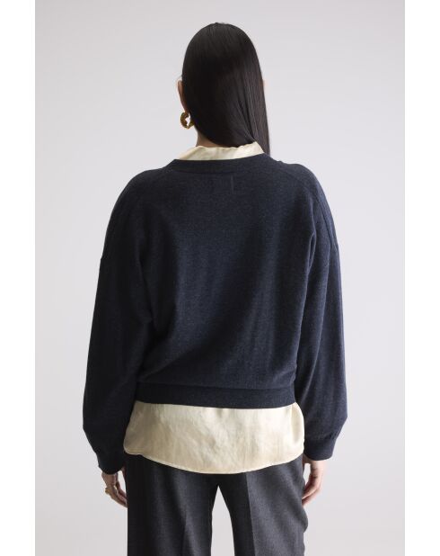 Tricot en laine Arybev anthracite