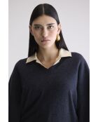 Maglia in lana color antracite Arybev