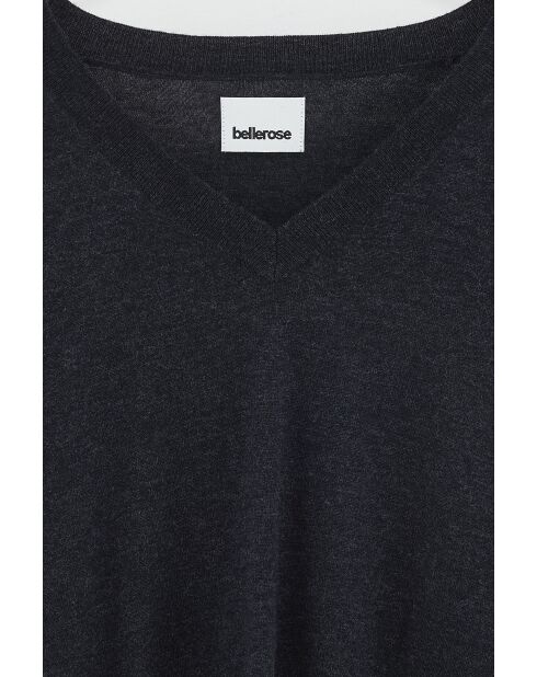 Tricot en laine Arybev anthracite