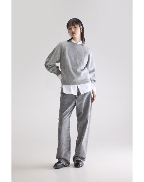 Tricot en laine Ameka h. grey