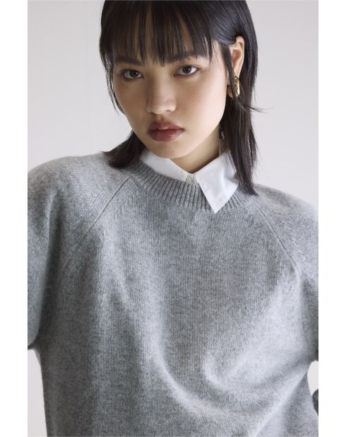 Tricot en laine Ameka h. grey