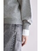 Maglia in lana grigia Ameka h.