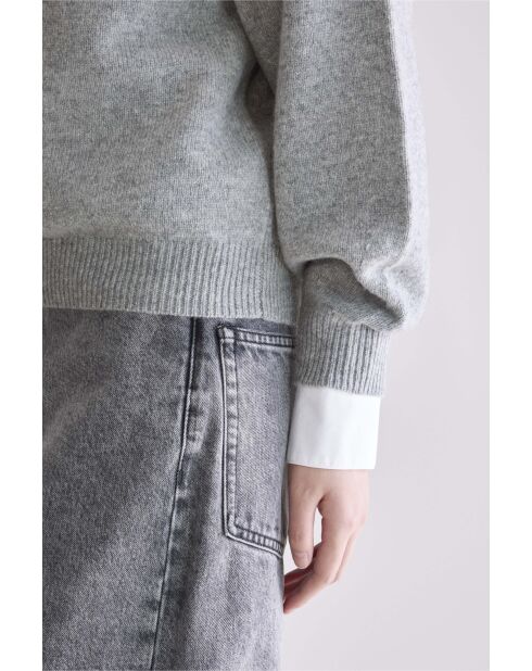 Tricot en laine Ameka h. grey