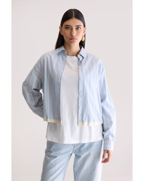 Chemise Glow stripe a