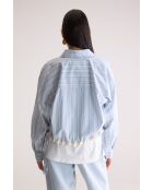 Camicia a righe luminose a