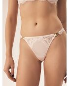 String Brillant crème