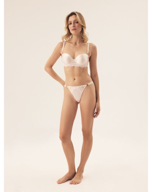 String Brillant crème