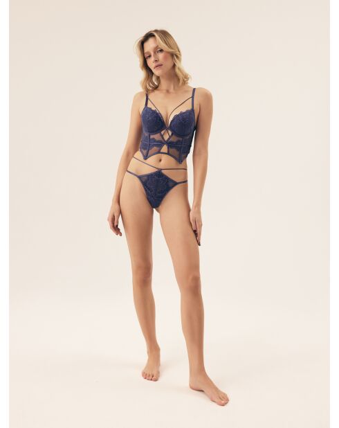 Marineblauwe string Bari