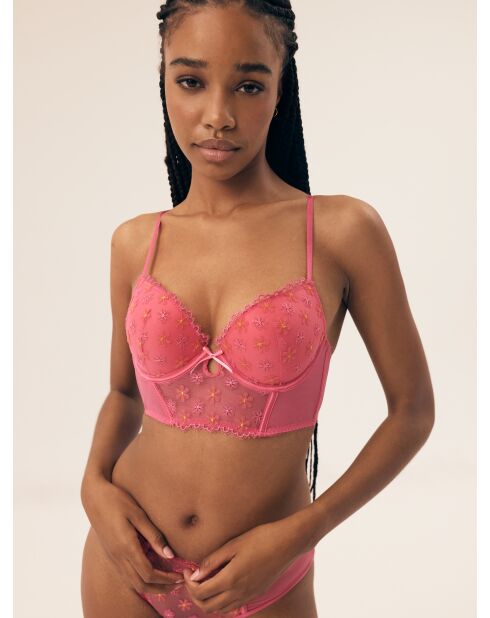 Soutien-gorge rembourrés Bloomy rose vif