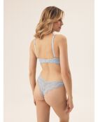 Heldere lichtblauwe string
