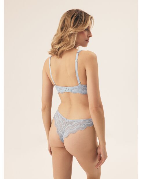 Heldere lichtblauwe string