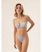 Lichtblauwe blauwe string