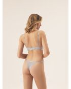 Lichtblauwe blauwe string