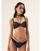 Soutien-gorge rembourrés Brittany noir/or