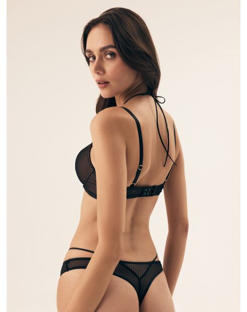 Soutien-gorge rembourrés Brittany noir/or