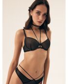 Soutien-gorge rembourrés Brittany noir/or