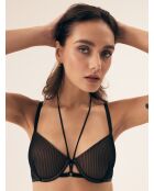 Soutien-gorge rembourrés Brittany noir/or