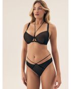 Soutien-gorge rembourrés Brittany noir/or