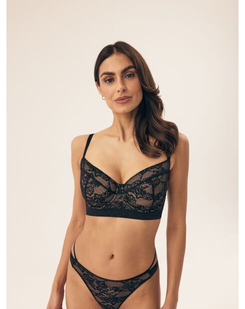 Bisous zwarte zachte bh