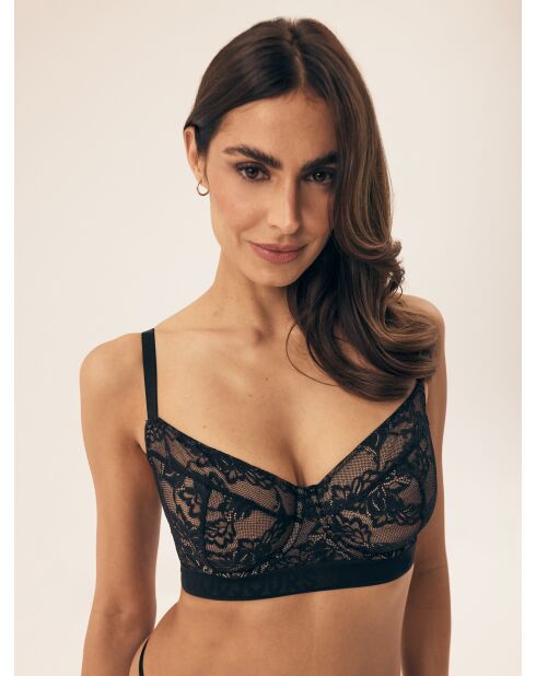 Bisous zwarte zachte bh