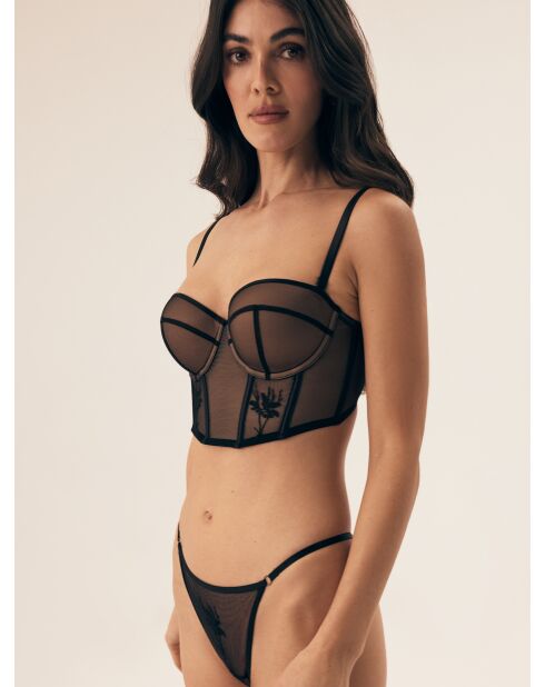 Soutien-gorge rembourrés Barely noir/or