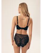Blaubeer-schwarze Soft-BHs