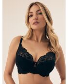 Blaubeer-schwarze Soft-BHs