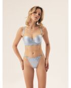 Soutien-gorge rembourrés Brillant bleu clair