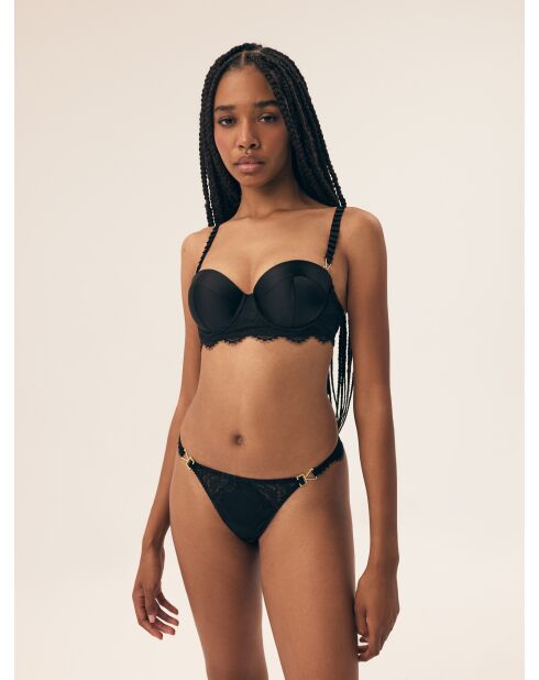 Soutien-gorge rembourrés Brillant noir