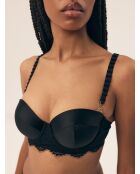 Soutien-gorge rembourrés Brillant noir
