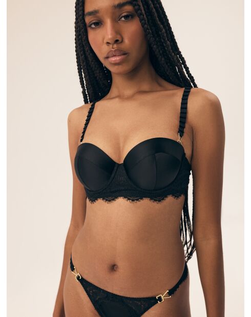 Soutien-gorge rembourrés Brillant noir
