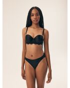 Braguitas negras brillantes
