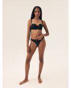 Braguitas negras brillantes