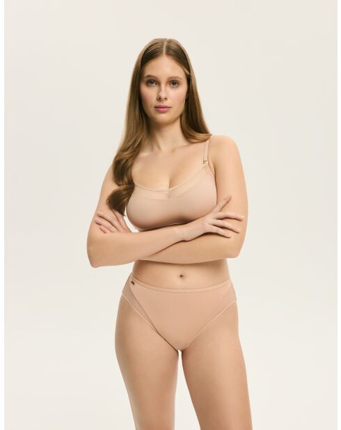 Braguitas altas beige Blissy