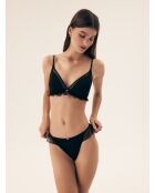 Schwarze gepolsterte BHs von Verberry