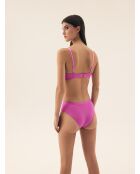 Gelbe, knallpinke, gepolsterte BHs