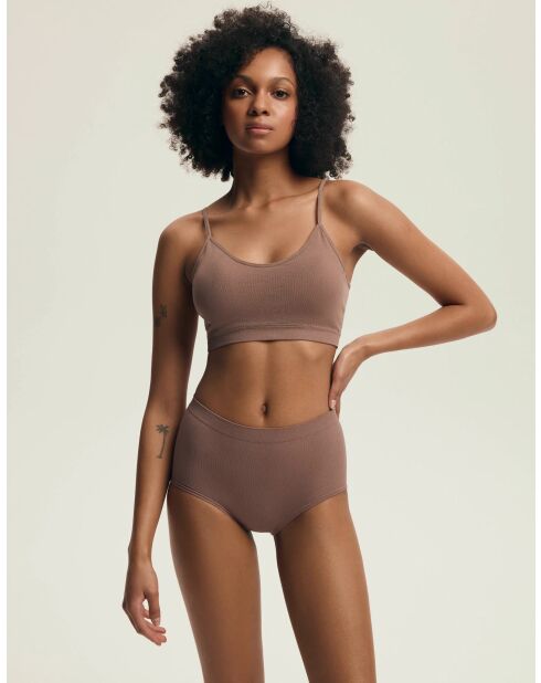 Soutien-gorge Brew marron
