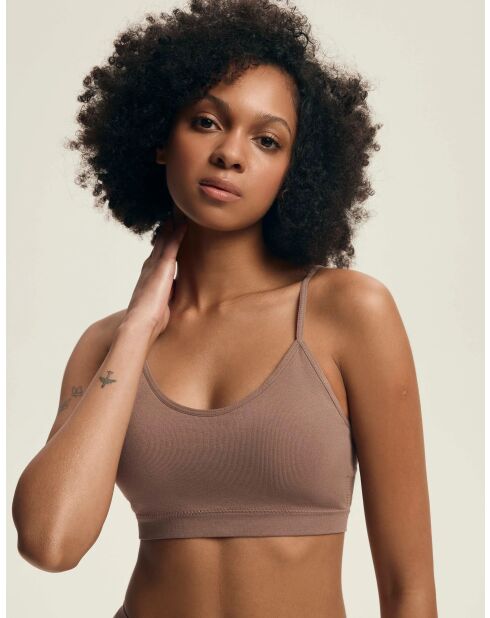 Soutien-gorge Brew marron