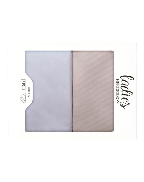 Set de 2 braguitas Passy multicolores