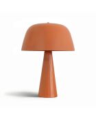 Lampe à poser Kalysta orange - 30x30x40 cm