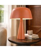 Lampe à poser Kalysta orange - 30x30x40 cm