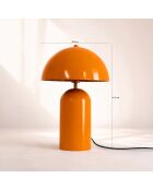 Lampe à poser Chloe orange - 25x25x37cm