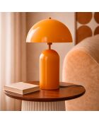 Lampe à poser Chloe orange - 25x25x37cm