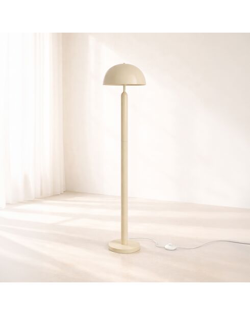 Lámpara de pie Kyra beige - 35x35x148 cm